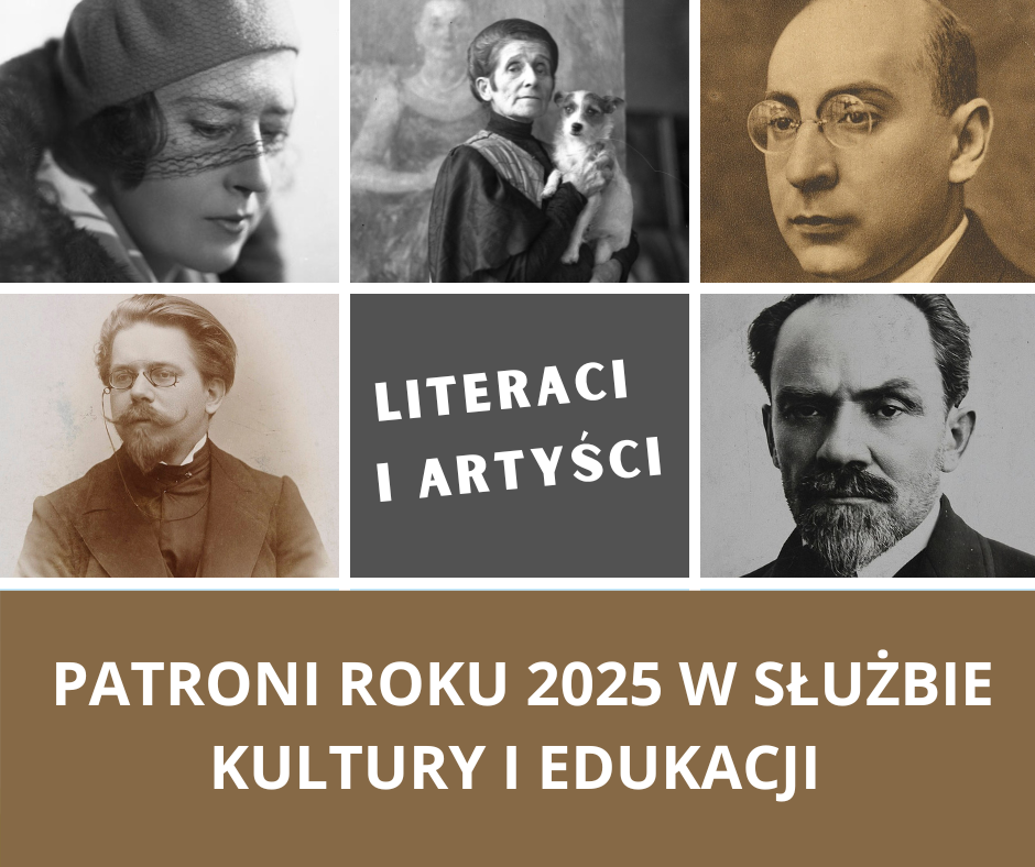 Zdjęcie do Literaci i artyści – patroni roku 2025 w służbie kultury i edukacji